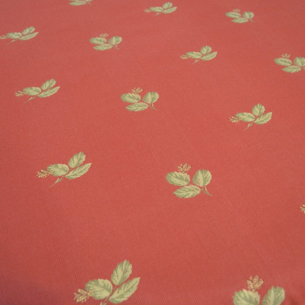 French Country Table Cover, Lined, 53 Inches Diameter, Rare Fabric and Trim, New - Picture 4 of 11